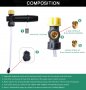 Дюза за пяна пенообразувател за водоструйка пеногенератор за водоструйк, снимка 4