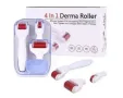 Масажор за лице, 4 в 1 с три ролки за масаж, снимка 5