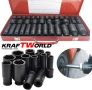 Комплект ударни вложки 35 части KraftWorld – 1/2″, 8–32 мм, шестостенни, снимка 2