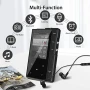 32GB MP3 плейър с Bluetooth 5.0, преносим музикален плейър Phinistec Z6 с HD, снимка 3