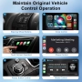 PAUNEZUEL Безжичен CarPlay адаптер за iPhone - Bluetooth адаптер за OEM, снимка 3