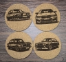 Комплект подложки за чаши (coaster) BMW, снимка 1