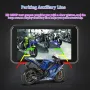 VSYSTO WiFi мотоциклетна камера, водоустойчив 4,5-инчов екран GPS HD 1080P WDR 170° широкоъгълни, снимка 3