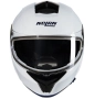 Каска Nolan N80-8 Classico N-Com 305 Metal White – Гланц ECE 22.06, снимка 4