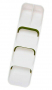 Органайзер за прибори, Компактен, 6x40x11.4 cm, Бял, снимка 3