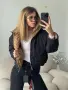Gucci Дамско Двулицево Яке Бомбър С Монограм И Качулка Гучи Код E170, снимка 3