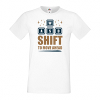Мъжка тениска WASD Shift To Move, снимка 1 - Тениски - 36196151