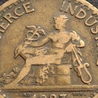 Рядка монета 1 франк 1927г. Франция УНИКАТ за КОЛЕКЦИОНЕРИ 30233, снимка 6 - Нумизматика и бонистика - 42686563
