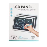Голям LCD таблет за писане и рисуване цветен, 15 инча,, снимка 3 - Рисуване и оцветяване - 44372113