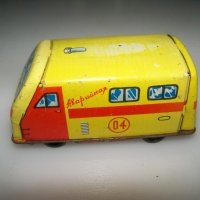 Стара ламаринена количка соц играчка, СССР, снимка 2 - Коли, камиони, мотори, писти - 42056895