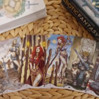 НОВИ карти Erotic fantasy tarot , снимка 5 - Карти за игра - 40900465