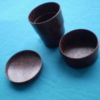  Винтич бакелит  сгъваема туристическа чаша, снимка 4 - Антикварни и старинни предмети - 34417142
