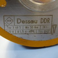 Съединител електромагнитен Dessau 3KL-5 electromagnetic clutch, снимка 3 - Резервни части за машини - 41491029