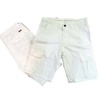 Бели дънкови бермуди, снимка 1 - Къси панталони - 40658184