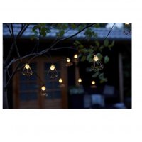 Комплект лампи Mercado Trade, LED соларни лампи, Светлинна верига, 10бр , снимка 4 - Декорация за дома - 39614855
