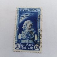 Пощенска марка - Италия 1935 salone aeronautico milano, снимка 1 - Филателия - 40022617