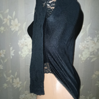 Италианско черно боди бикина S,M, снимка 4 - Бельо - 44628876