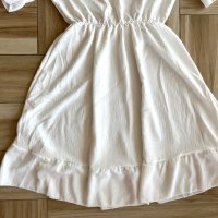 Нова рокля в бяло, снимка 3 - Рокли - 40901282