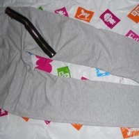 Мъжки Спортен панталон 7/8  сив памукк размер М, снимка 2 - Дънки - 32782962
