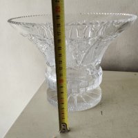 кристална купа,ваза, снимка 2 - Вази - 41917391