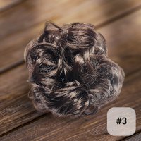 Кок коса с ластик - небрежен кок. Изкуствен косъм., снимка 4 - Аксесоари за коса - 40660934