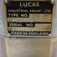 Хидравлична помпа LUCAS IP60/MMA hydraulic pump, снимка 4 - Резервни части за машини - 42221622