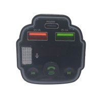 Трансмитер с блутут , FM Трансмитер Bluetooth, USB, снимка 1 - Аксесоари и консумативи - 26555419