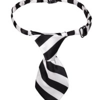 Кучешка вратовръзка черно-бяла, снимка 1 - За кучета - 42340486