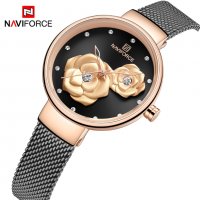 Дамски часовник NAVIFORCE Black/Gold 5013 RGBB., снимка 7 - Дамски - 34723528