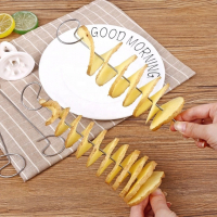 Нож / Уред за рязане на картофен чипс и зеленчуци на спирала, снимка 3 - Други - 36120856