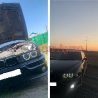 Лед Ангелски Очи BMW 2 х 60W Е39 Е53 Е60 Е61 Е63 Е64 Е65 Е66 Е87 Бели Оранжеви, снимка 9 - Аксесоари и консумативи - 27759811