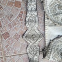 старинен, турски, османски сърмен елек с колан и кесия, снимка 3 - Антикварни и старинни предмети - 40225173
