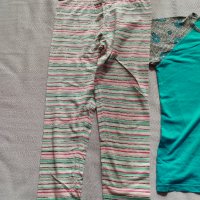 Детска лятна пижама с подарък две долнища, снимка 4 - Детски пижами - 44321820