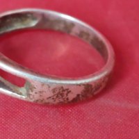 Сребърен пръстен , снимка 3 - Пръстени - 41671405