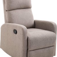 Стол тип диван ленено сиво 66 x 83 x 107 см Homcom внос от Германия, снимка 3 - Столове - 41186216