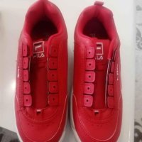 Дамски маратонки Fila розово или червено, снимка 5 - Дамски ежедневни обувки - 41308913