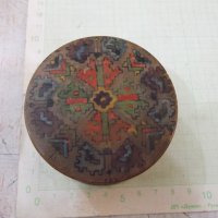 Кутийка кръгла стара дървена, снимка 2 - Други ценни предмети - 41668882