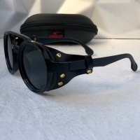 Carrera Мъжки слънчеви очила с кожа кръгли , снимка 6 - Слънчеви и диоптрични очила - 40530796