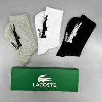 GUCCI LOUIS VUITTON  Calvin Κlein  Nike Lacoste 6 чифта чорапи в кутия, снимка 17 - Дамски чорапи - 39786745