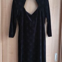 Wallis - черна лъскава рокля, снимка 1 - Рокли - 40619792