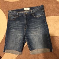 Дамски дънкови панталони H&M M, снимка 2 - Къси панталони и бермуди - 40112449