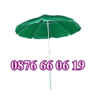 Градински кръгъл чадър ф 3 м, кръгъл градински чадър с диаметър ф 300 мм с калъф, снимка 3 - Градински мебели, декорация  - 41485240