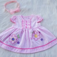 Бебешка рокля 0-3 месеца, снимка 2 - Бебешки рокли - 41671118