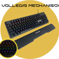 Механична геймърдска клавиатура Battletron Професионална, снимка 2 - Клавиатури и мишки - 36243940