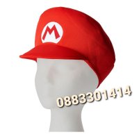 Плюшена шапка Супер Марио , снимка 1 - Шапки, шалове и ръкавици - 41856244