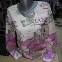 нови блузки с ангора в три десена, снимка 2 - Блузи с дълъг ръкав и пуловери - 39113882