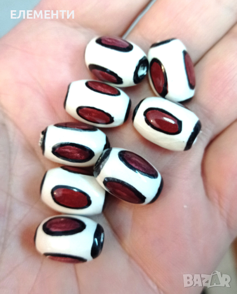 Глазирани Керамични Мъниста, снимка 1