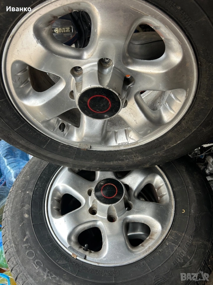 Джанти 16ски  6х139.7 с гуми 245/70-16, снимка 1
