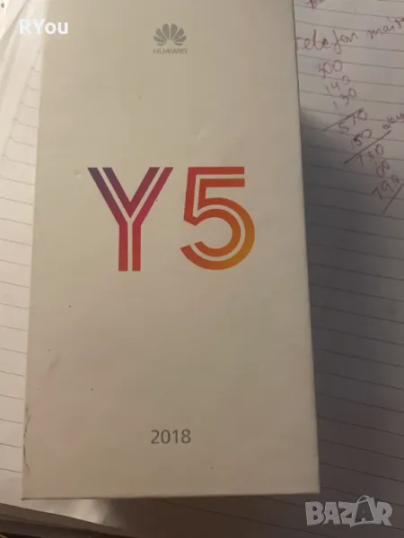 Смартфон Huawei Y5 2018, Dual SIM, 16GB, 4G, Black, снимка 1