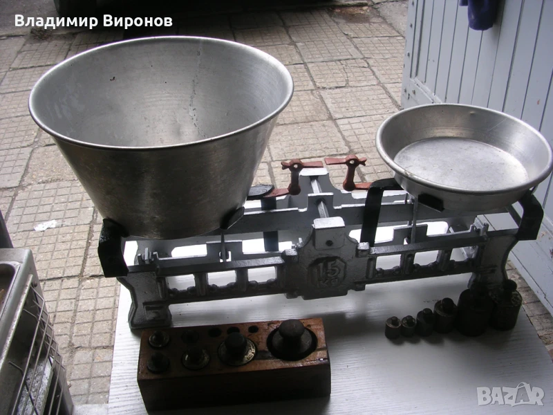 Ретро кантар везни реновиран, снимка 1